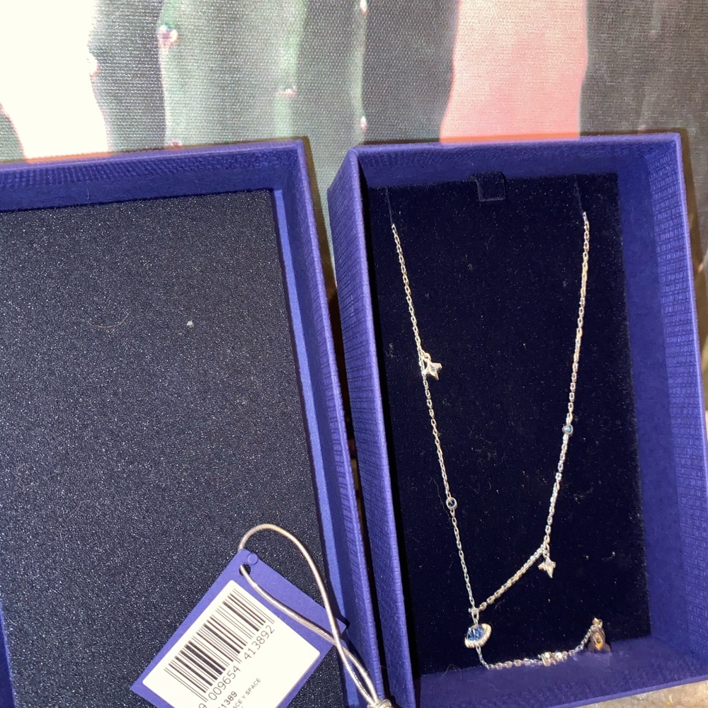 NWT Swarovski Space Y necklace